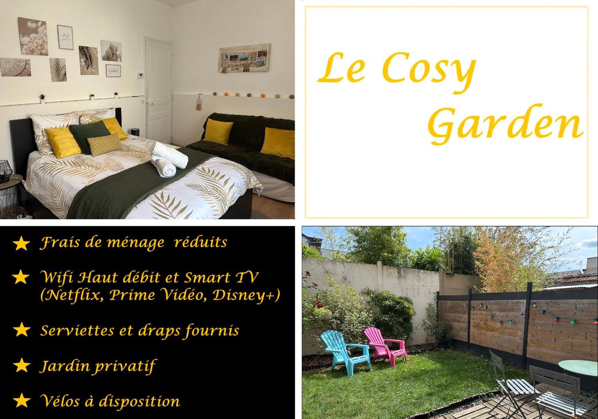 Au Cosy Garden Apartment Reims Exterior foto