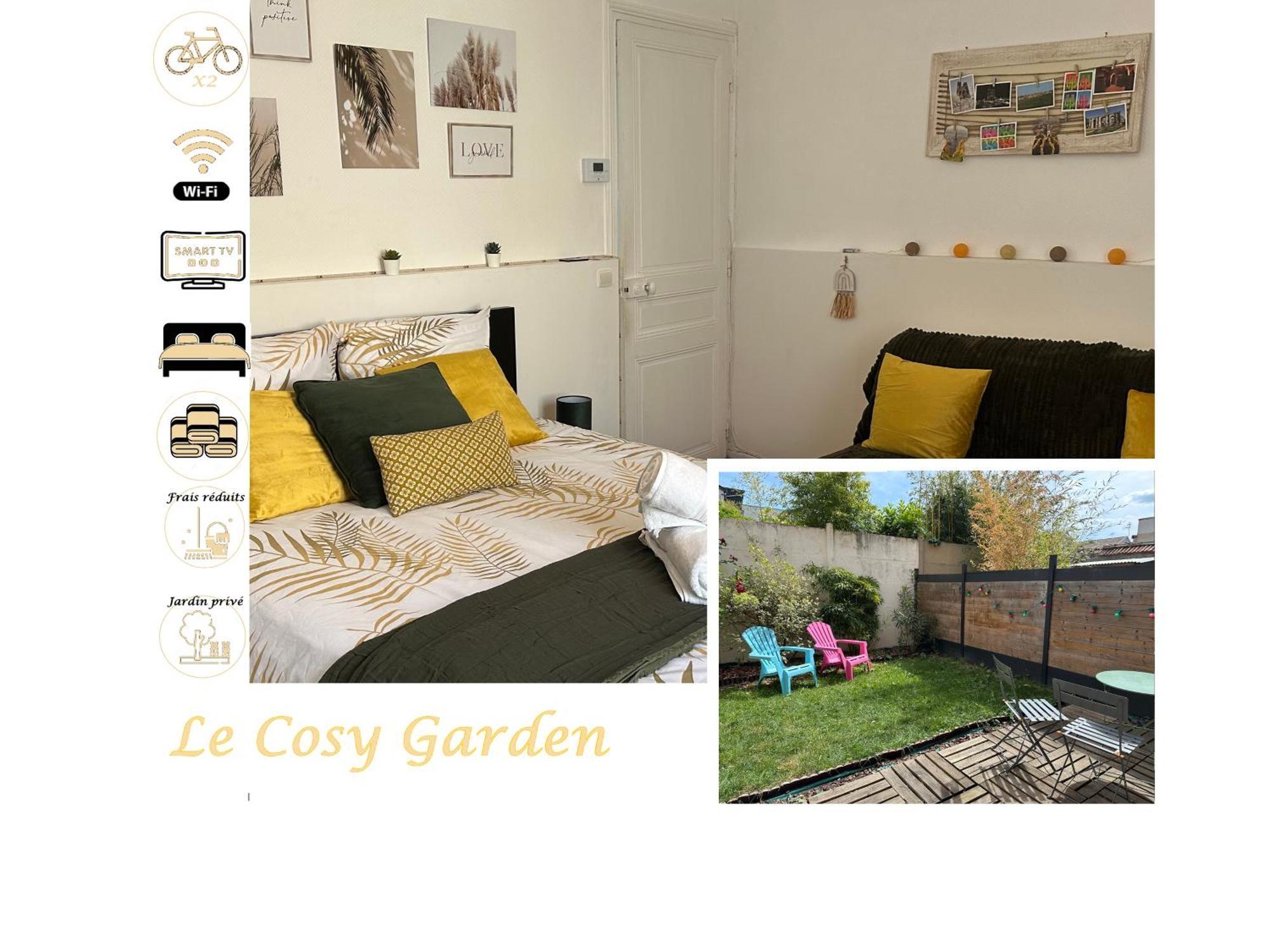 Au Cosy Garden Apartment Reims Exterior foto